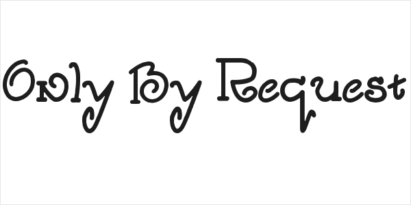 Only By Request Logo
