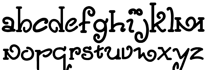 Only By Request Font LOWERCASE