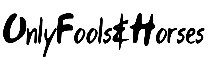 Only Fools & Horses  フリーフォントのダウンロード