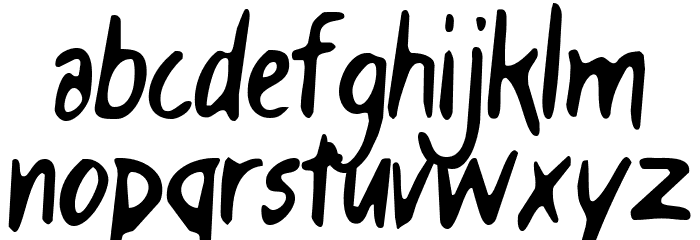 Only Fools & Horses Font LOWERCASE