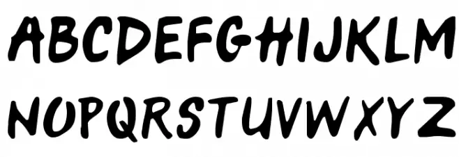 Only Fools & Horses Schriftart Groß