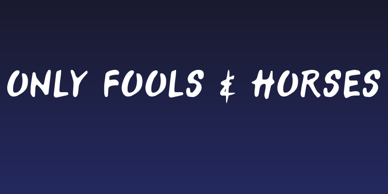 Only Fools & Horses Social Header