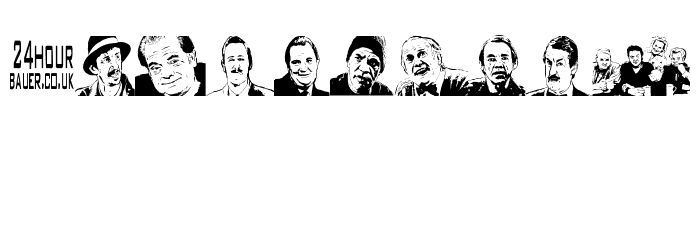 Only Fools and Horses Lovely Jubbly Font OTHER CHARS