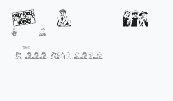 Only Fools and Horses Lovely Jubbly Business Card