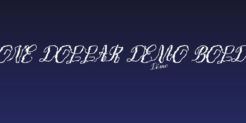 Only One Dollar Demo Bold Italic Social Header