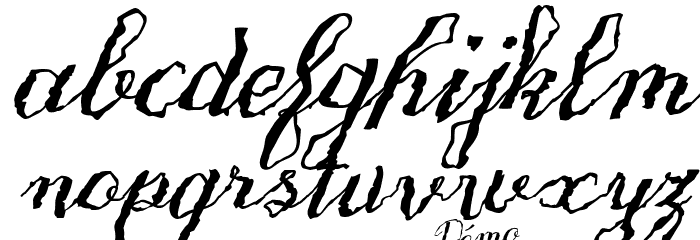 Only One Dollar Demo Bold Italic Font LOWERCASE