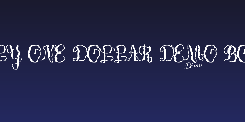 Only One Dollar Demo Bold Social Header