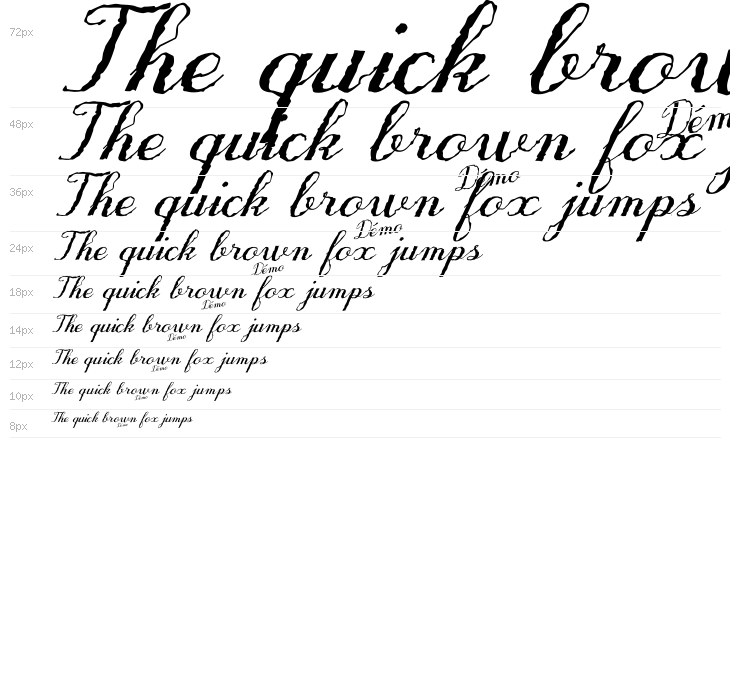 Only One Dollar Demo Italic Waterfall