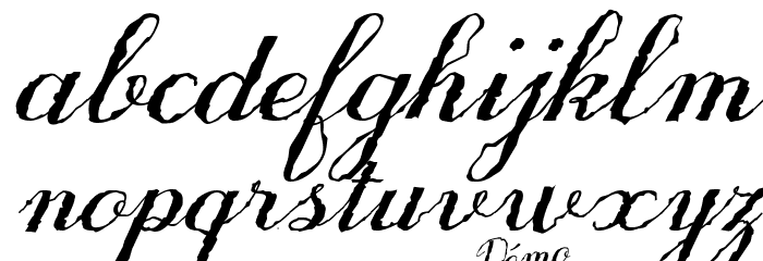 Only One Dollar Demo Italic Font LOWERCASE