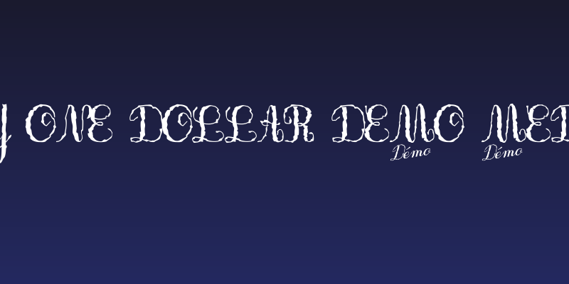 Only One Dollar Demo Medium Social Header