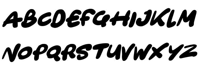 Only Organic Italic Font LOWERCASE