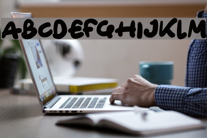 Only Organic Font examples