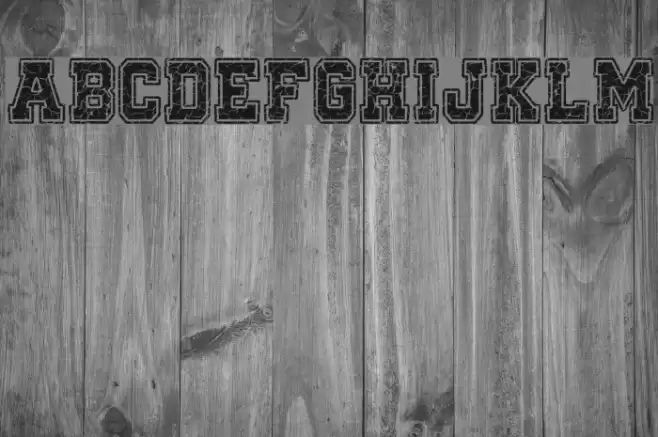 Only The Strong Font examples