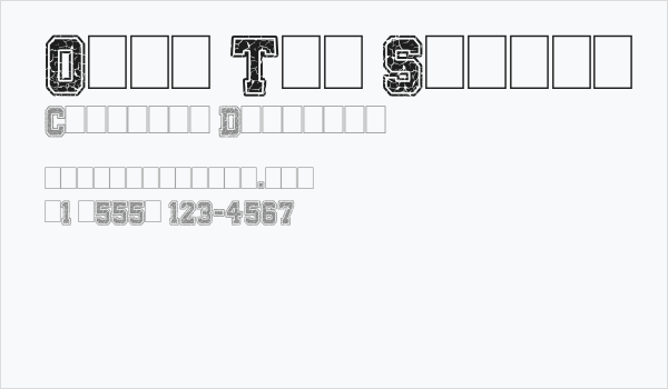 Only The Strong Business Card