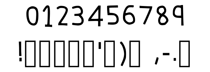 Only Time Would Tell Regular Font OTHER CHARS
