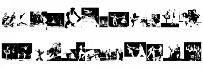 OnlyDancing フォント 大文字
