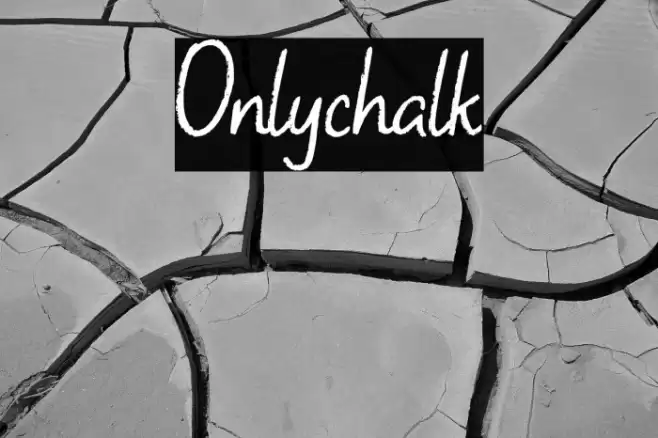 Onlychalk Font examples