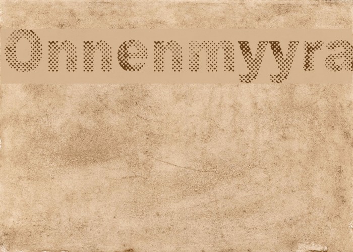 Onnenmyyra Font examples