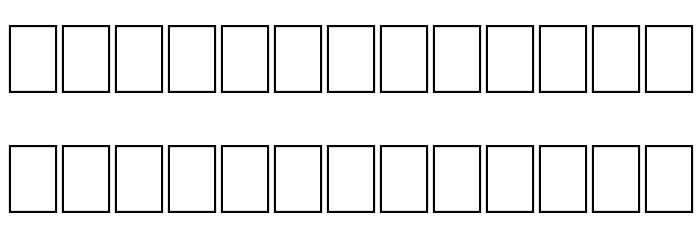 OnomatoBom Font LOWERCASE