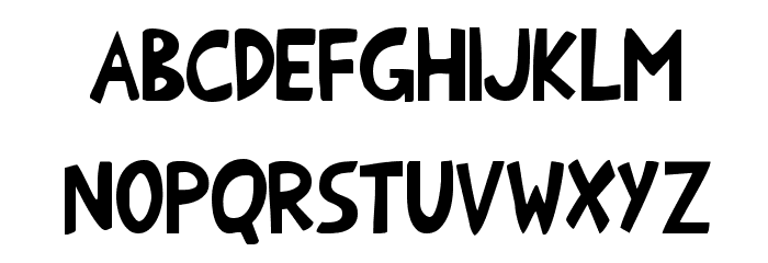 OnomatoShark! Font LOWERCASE