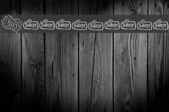 Onomatopaf Font examples