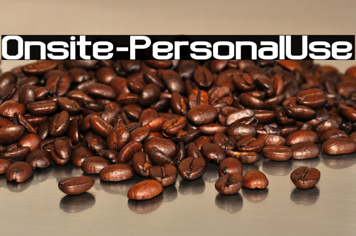 Onsite - Personal Use Example 3