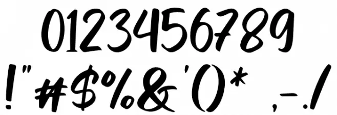 Ontel Font OTHER CHARS