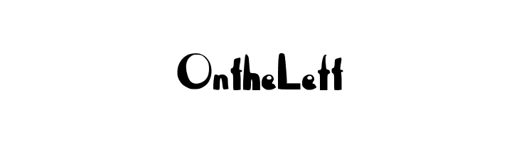 OntheLeft  नि: शुल्क फ़ॉन्ट्स डाउनलोड