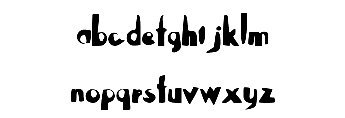 OntheLeft Font LOWERCASE