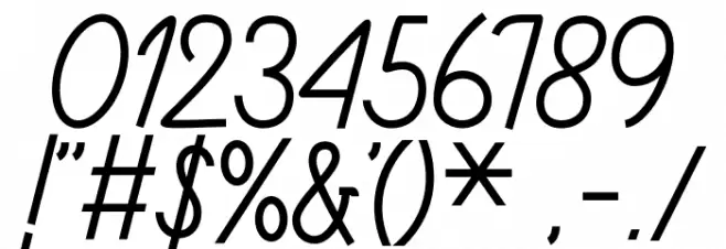 Onthehill Font OTHER CHARS