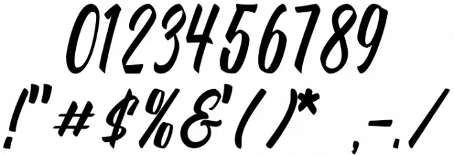 Onthel Font OTHER CHARS