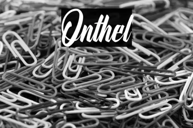 Onthel Font examples