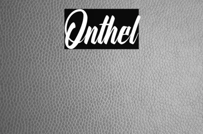 Onthel Font examples