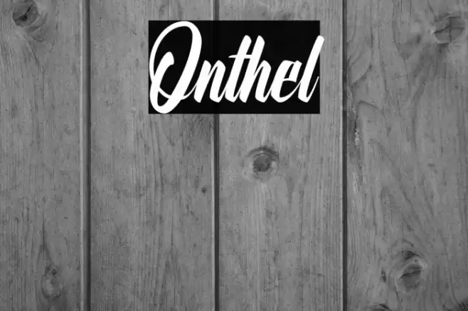Onthel Font examples