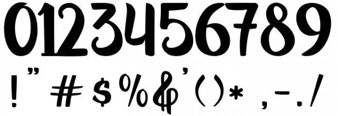 Onttaseckie Regular Font OTHER CHARS