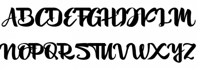 Onttaseckie Regular Schriftart Groß