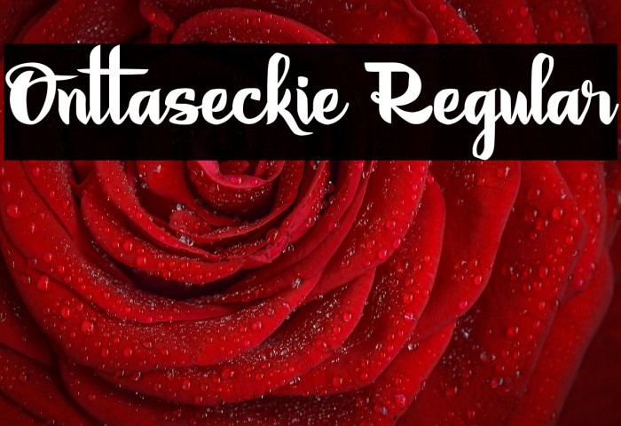 Onttaseckie Regular Example 1