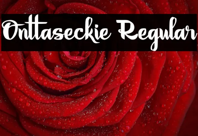 Onttaseckie Regular Example 1