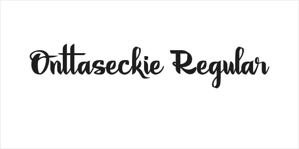 Onttaseckie Regular Logo