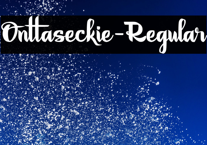 Onttaseckie-Regular Example 2