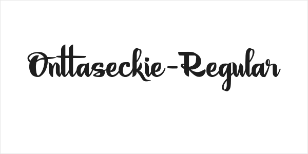 Onttaseckie-Regular Logo