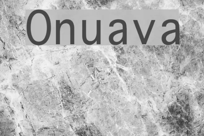 Onuava Font examples