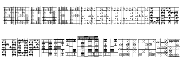 Onward Font Litere mici