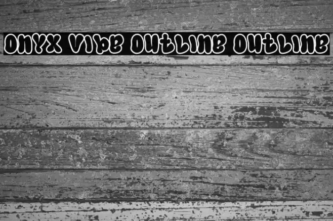 Onyx Vibe Outline Outline Caratteri examples