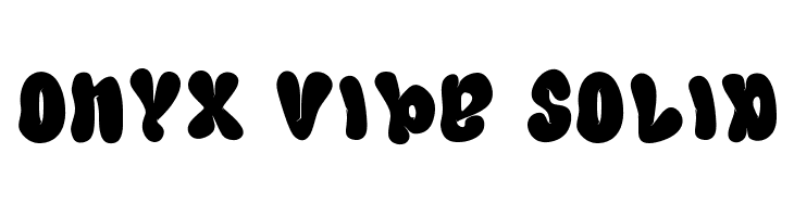 Onyx Vibe Solid  Free Fonts Download
