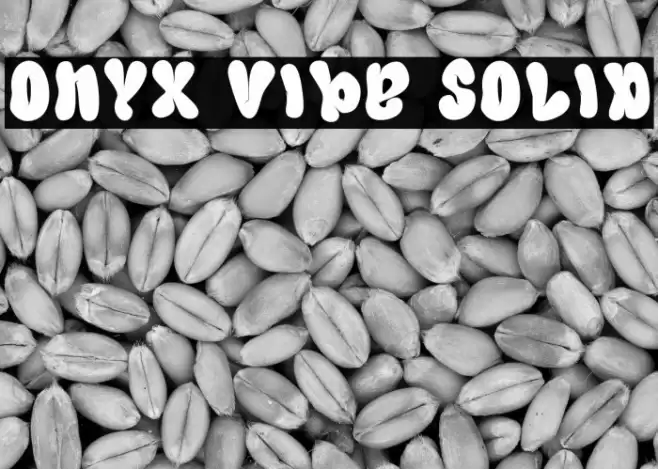 Onyx Vibe Solid Polices examples