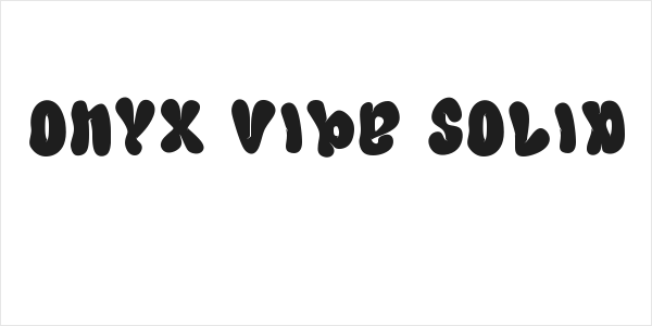 Onyx Vibe Solid Logo
