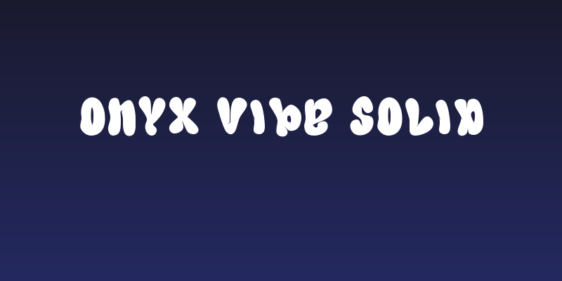 Onyx Vibe Solid Social Header