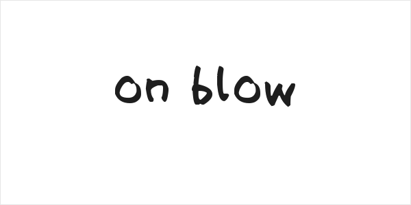 on blow Logo