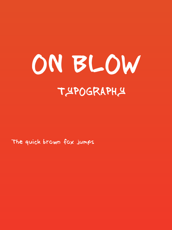 on blow Poster